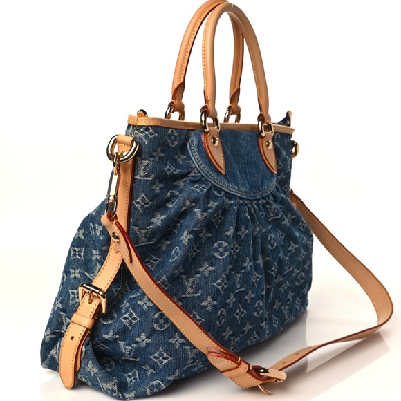 Luis Vuitton Denim Neo Cabby GM blue - Picture 2 of 8